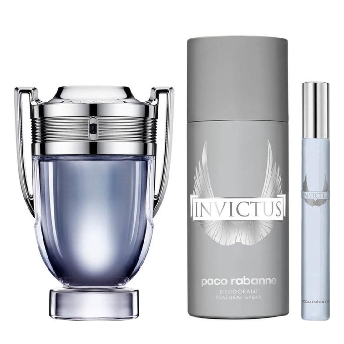 Vyriškų kvepalų rinkinys Paco Rabanne 3 Dalys Invictus