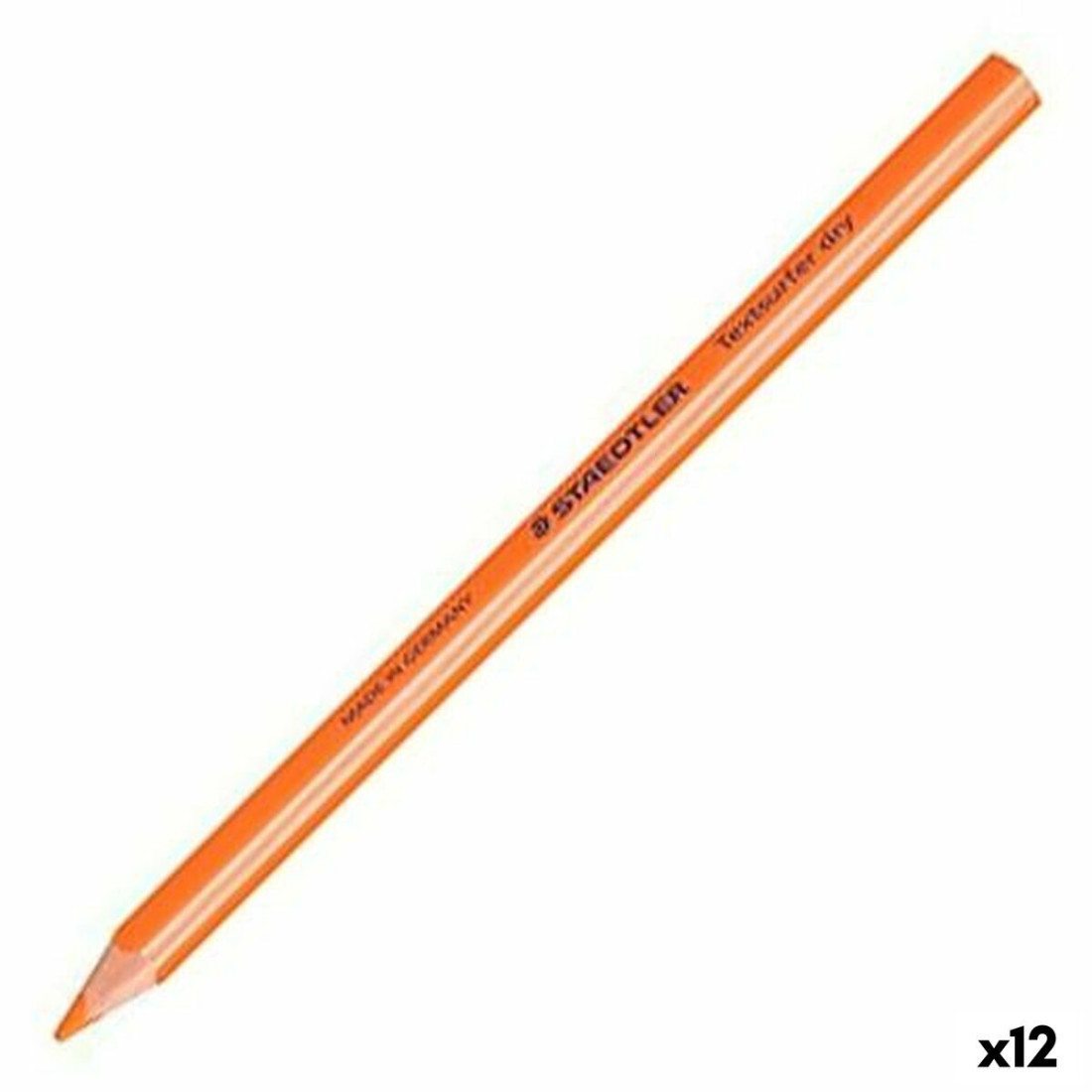 Fluorescencinis žymeklis Staedtler Pieštukas Oranžinė (12 vnt.)