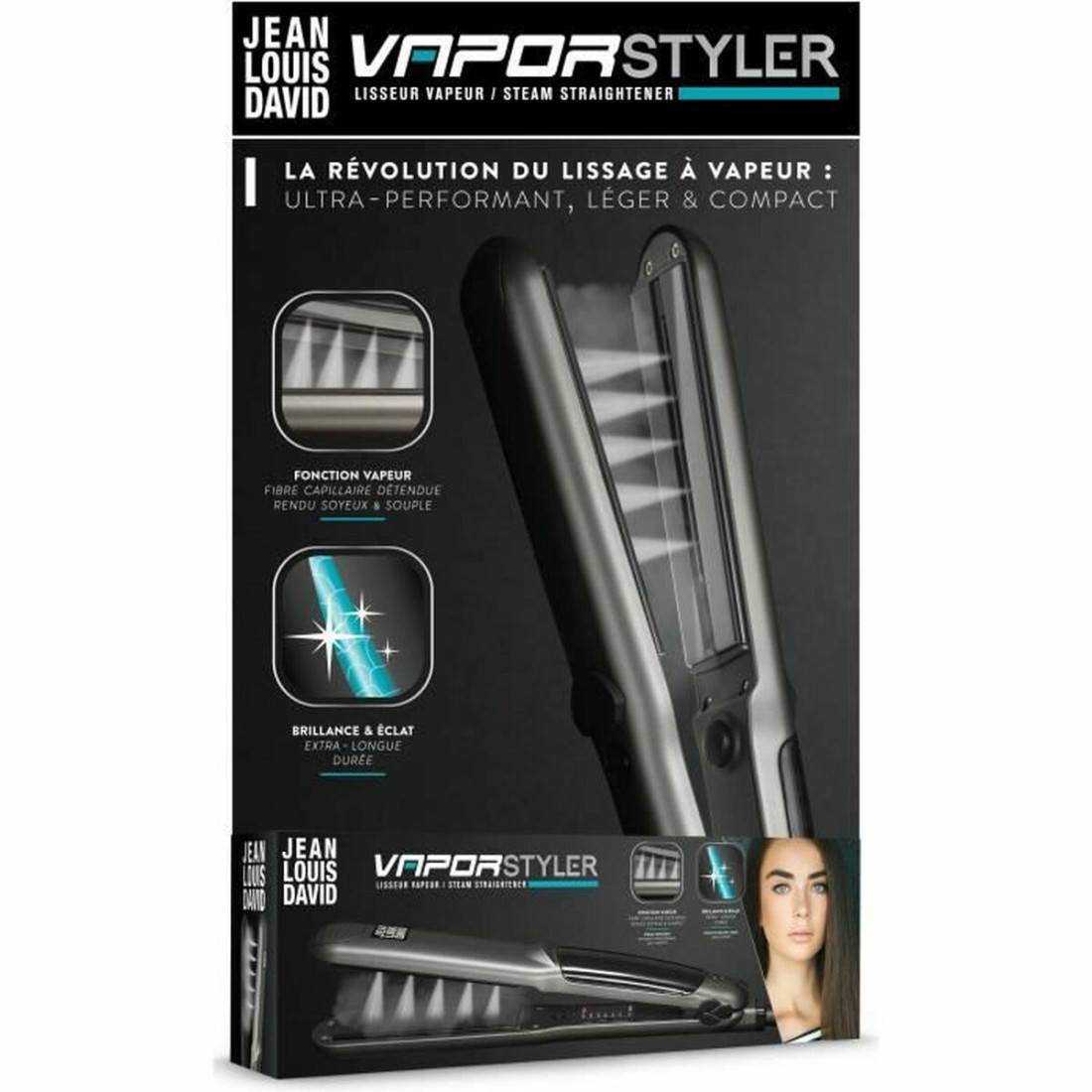 Plaukų tiesintuvas Jean Louis David 39969 VAPOR STYLER 50 W