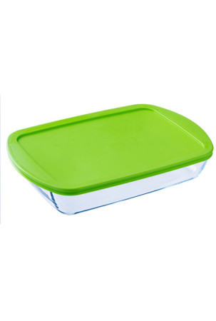 Stačiakampė priešpiečių dėžutė su dangteliu Pyrex Cook & store Skaidrus Silikoninis stiklas (4,5 L) (4 vnt.)