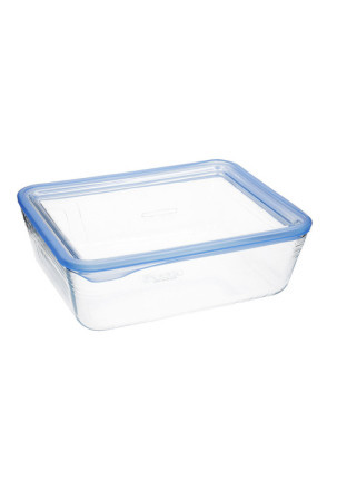 Hermetiška priešpiečių dėžutė Pyrex Pure Glass Skaidrus stiklas (2,6 L) (4 vnt.)