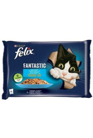 Kačių maistas Purina Fantastic Lašišos raudonumo spalva 340 g