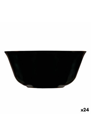 Dubuo Luminarc Carine Negro Juoda stiklas 12 cm Daugkartinis naudojimas (24 vnt.)