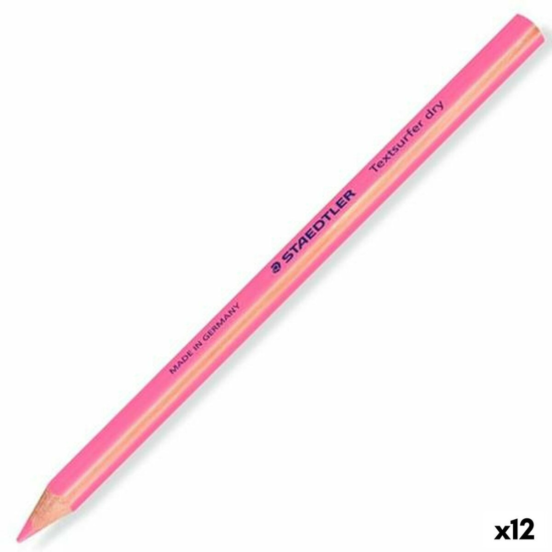 Fluorescencinis žymeklis Staedtler Textsurfer Dry Rožinė (12 vnt.)