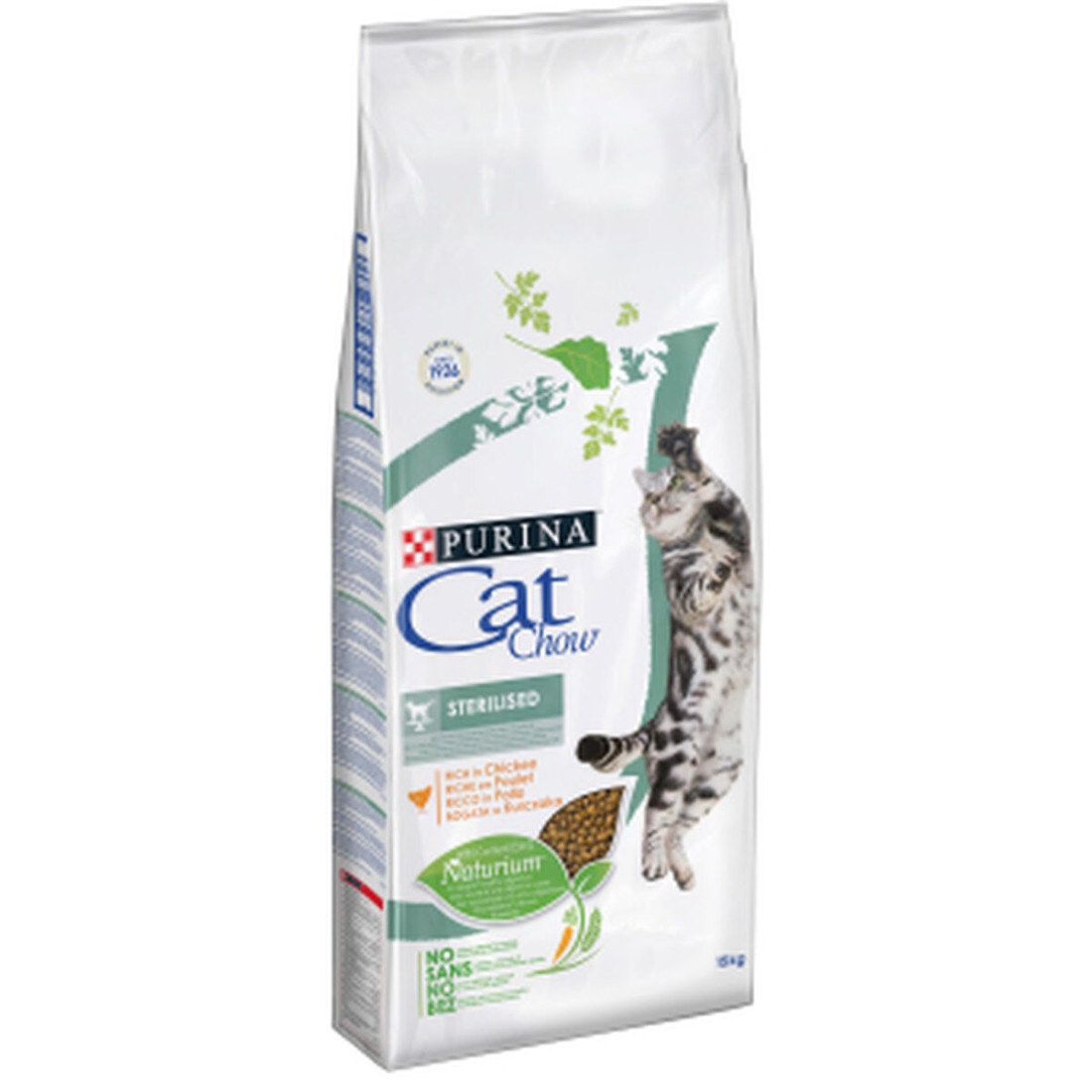 Kačių maistas Purina CAT CHOW STERILISED Suaugęs Višta 1,5 Kg