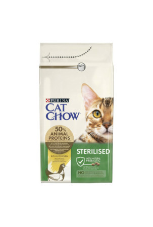 Kačių maistas Purina CAT CHOW STERILISED Suaugęs Višta 1,5 Kg