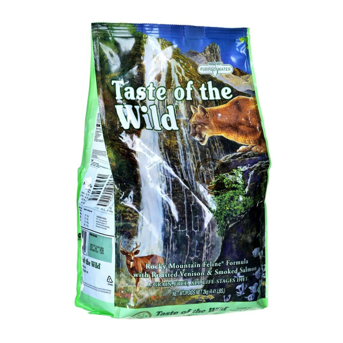 Kačių maistas Taste Of The Wild Rocky Mountain Višta Lašišos raudonumo spalva Veršiena Šiaurės elnias 2 Kg