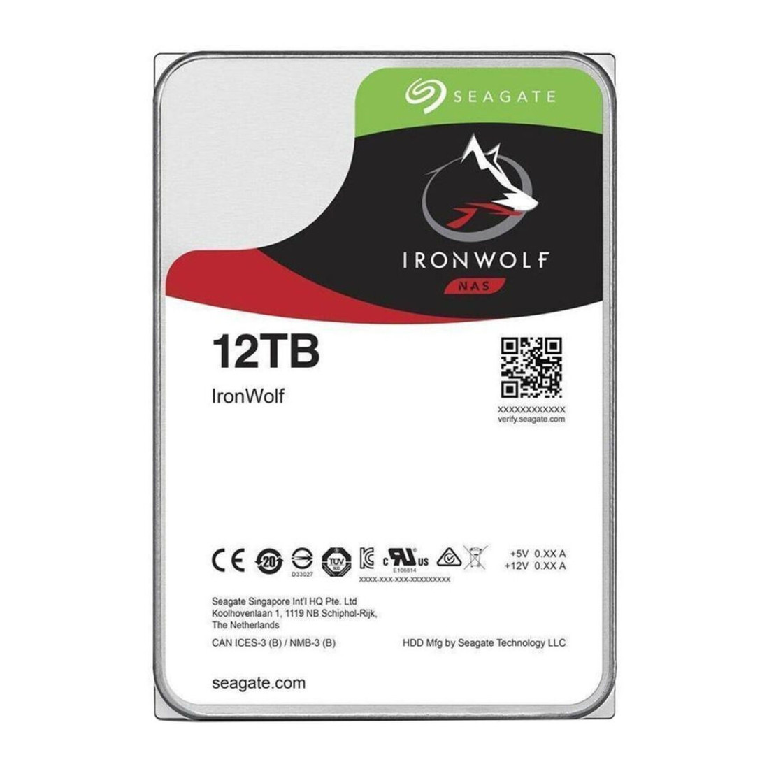 Kietasis diskas Seagate IronWolf 12 TB