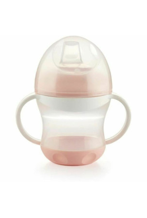 Pirmos Pakopos Mokomasis Puodelis ThermoBaby 180 ml Rožinė