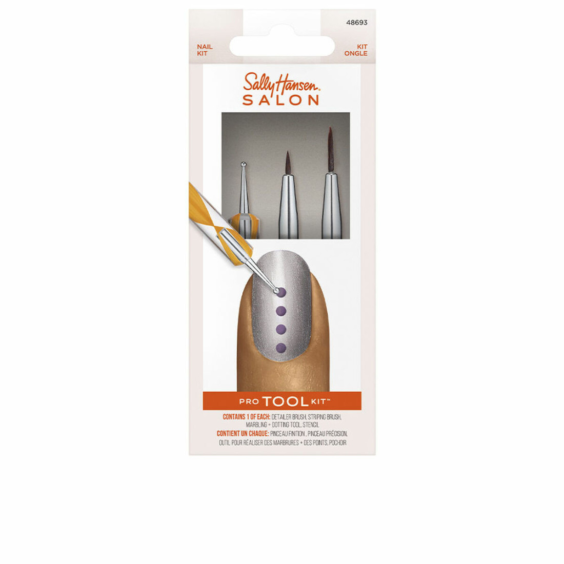 Manikiūro rinkinys Sally Hansen Pro Tool Lote 3 Dalys