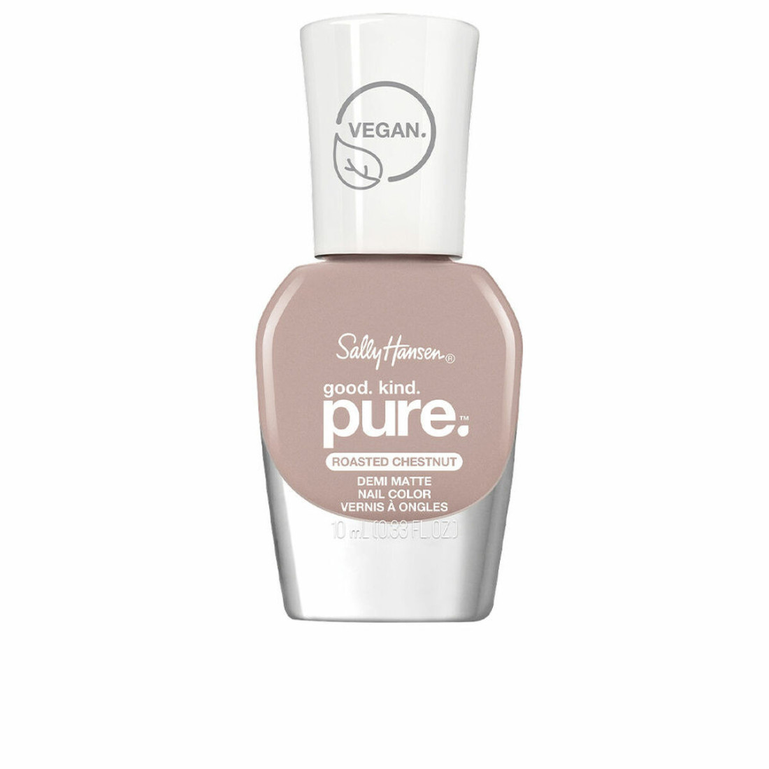 nagų lakas Sally Hansen Good.Kind.Pure Pusiau matinis Nº 050-roasted chestnut (10 ml)