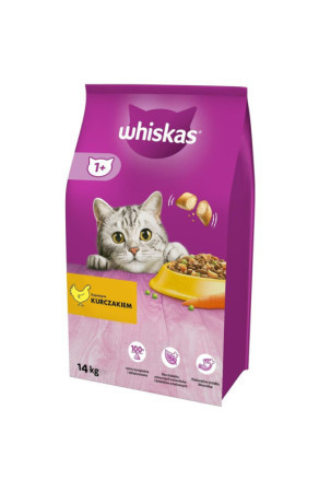 Kačių maistas Whiskas  Suaugęs Višta Daržovė 14 Kg