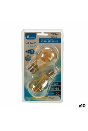 LED lemputė Grundig 8 W 2300 K E27 Gintaras 700 lm (10 vnt.) (6 x 10 x 6 cm)