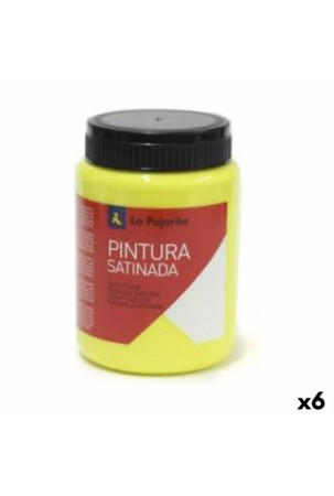 Tempera La Pajarita Lemon L-01 6 Dalys Satino apdaila Mokykla Geltona