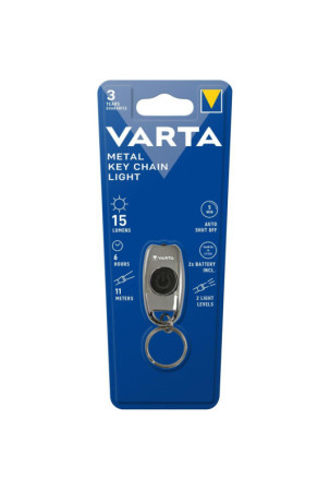 LED žibintuvėlis- raktų pakabukas Varta Metal Key Chain Light 15 lm