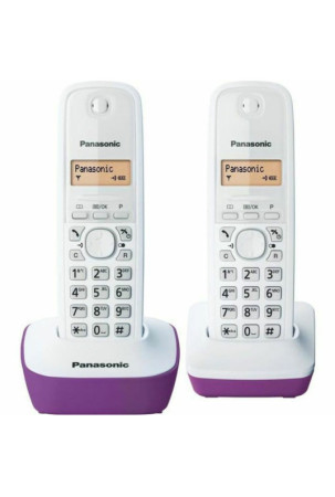 Belaidis telefonas Panasonic KX-TG1612FRF Purpurinė