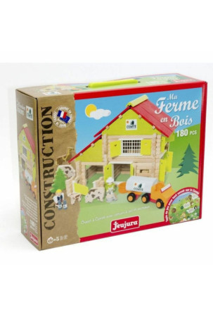 Playset Jeujura My Wooden Farm 180 Dalys