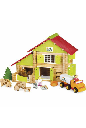 Playset Jeujura My Wooden Farm 180 Dalys