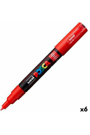 Fetras POSCA PC-1M Raudona (6 vnt.)