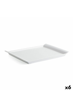 Serviravimo Lėkštė Quid Gastro Fresh Keramikinis Balta (31 x 23 cm) (6 vnt.)