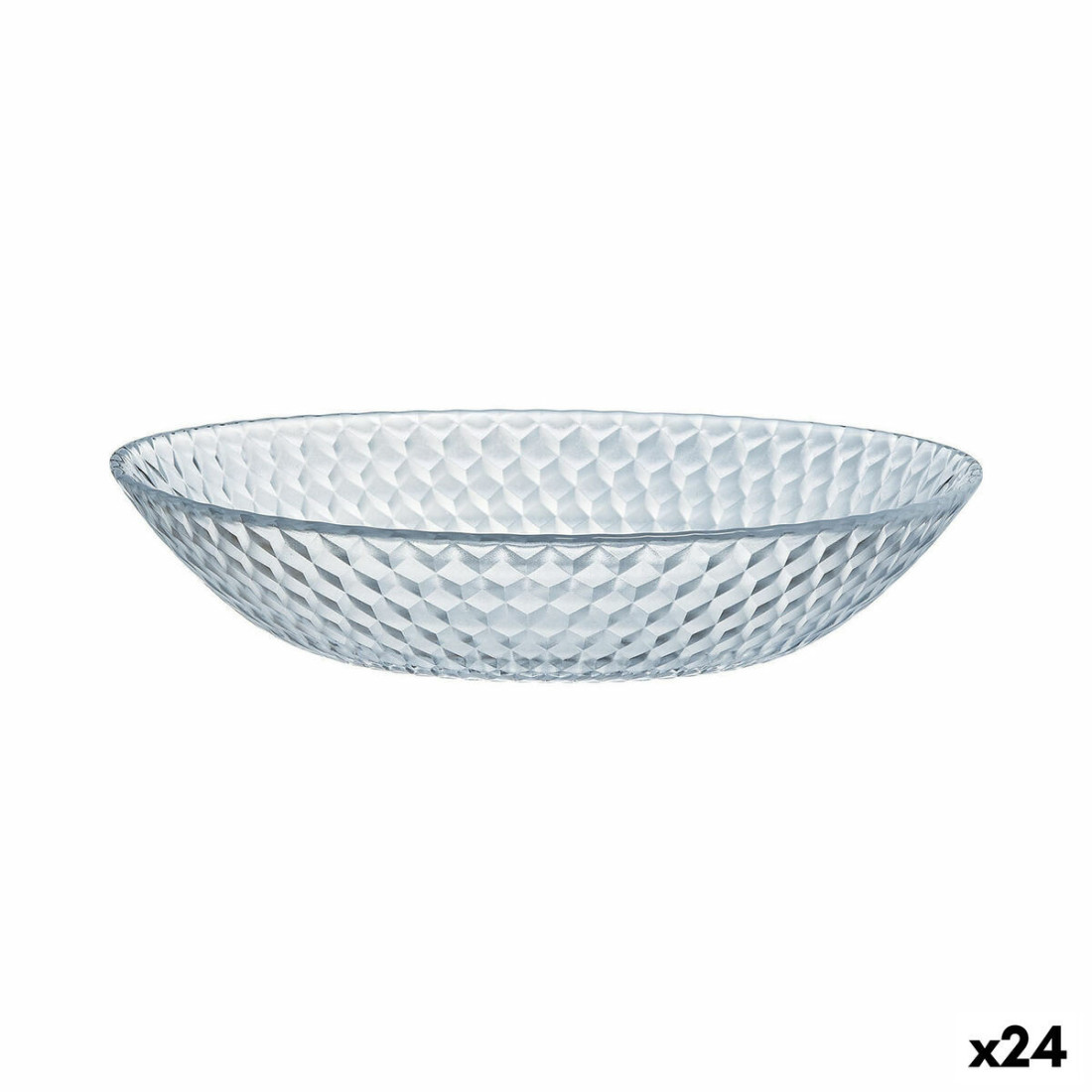 Gili lėkštė Luminarc Pampille Clear Skaidrus stiklas (20 cm) (24 vnt.)