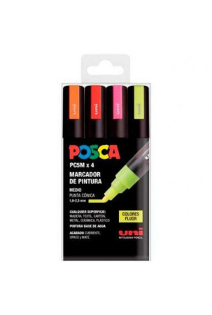 Žymeklių rinkinys POSCA PC-5M Fluor Spalvotas