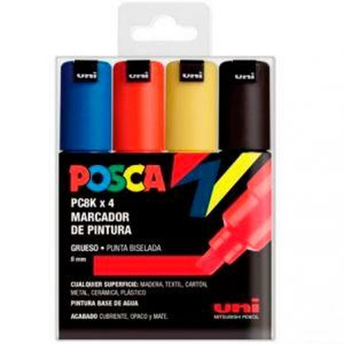 Žymeklių rinkinys POSCA PC-5M Basic Spalvotas