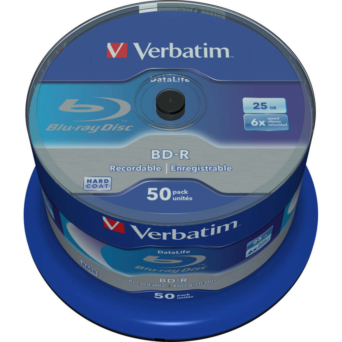 Blu-Ray BD-R Verbatim Datalife 50 vnt. 25 GB 6x