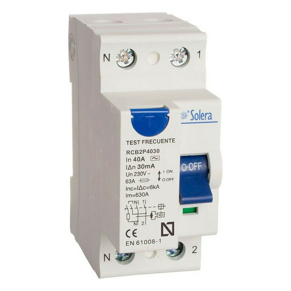 Residential Differential Circuit Breaker Solera