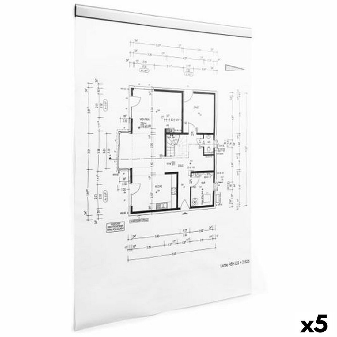 Laido rankena Durable Durafix Rail Lipnūs Magnetinis Sidabras (5 vnt.)