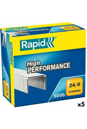 Kabės Rapid 24/6 6 mm (5 vnt.)