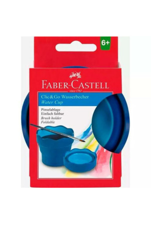 Stiklas Faber-Castell Clic & Go Sulankstomas Mėlyna 6 Dalys