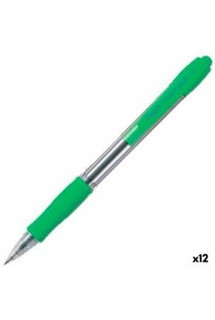 Karžygio Ženklas Pilot Supergrip Šviesiai žalia 0,4 mm (12 vnt.)