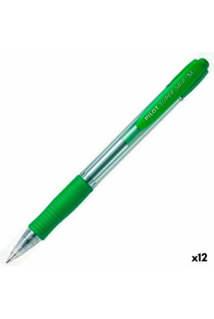 Karžygio Ženklas Pilot Supergrip Žalia 0,4 mm (12 vnt.)