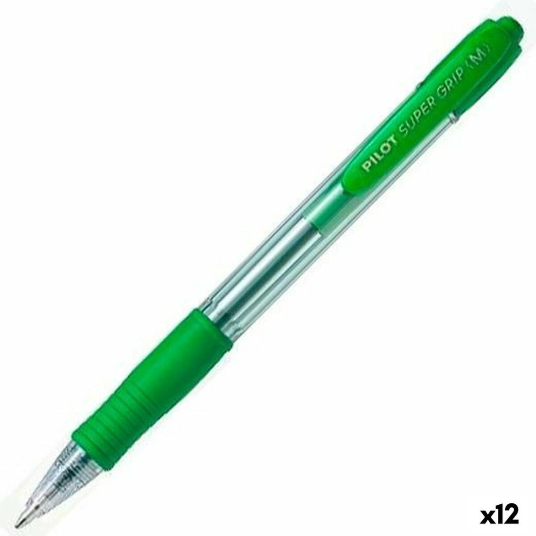 Karžygio Ženklas Pilot Supergrip Žalia 0,4 mm (12 vnt.)