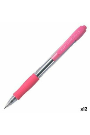 Karžygio Ženklas Pilot Supergrip Rožinė 0,4 mm (12 vnt.)