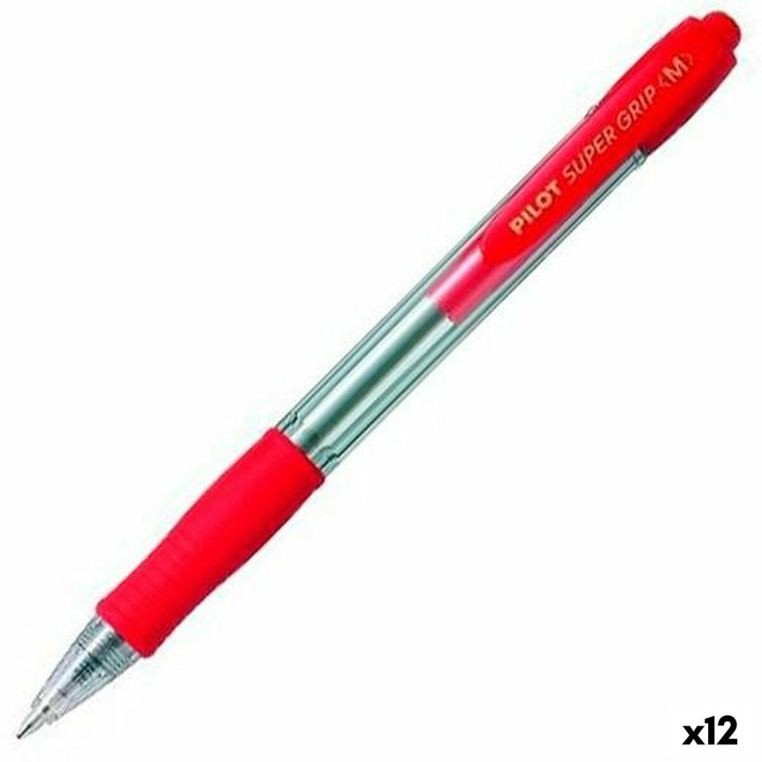 Karžygio Ženklas Pilot Supergrip Raudona 0,4 mm (12 vnt.)