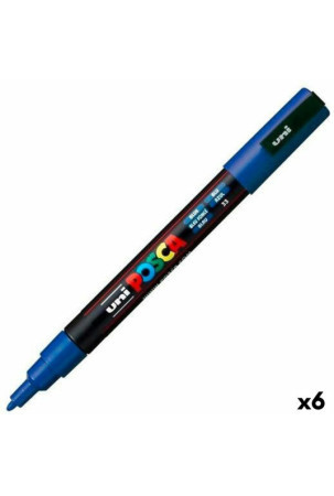 Markeris POSCA PC-3M Mėlyna (6 vnt.)