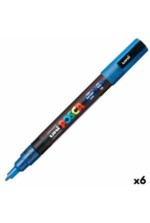 Markeris POSCA PC-3ML Mėlyna (6 vnt.)