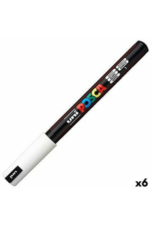 Fetras POSCA PC-1MR Balta (6 vnt.)