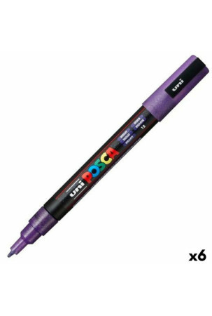 Markeris POSCA PC-3ML Violetinė (6 vnt.)