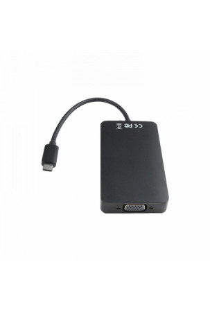 USB šakotuvas V7 UC-U3CRJ45HDVG-BLK