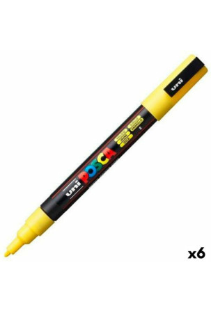 Markeris POSCA PC-3M Geltona (6 vnt.)