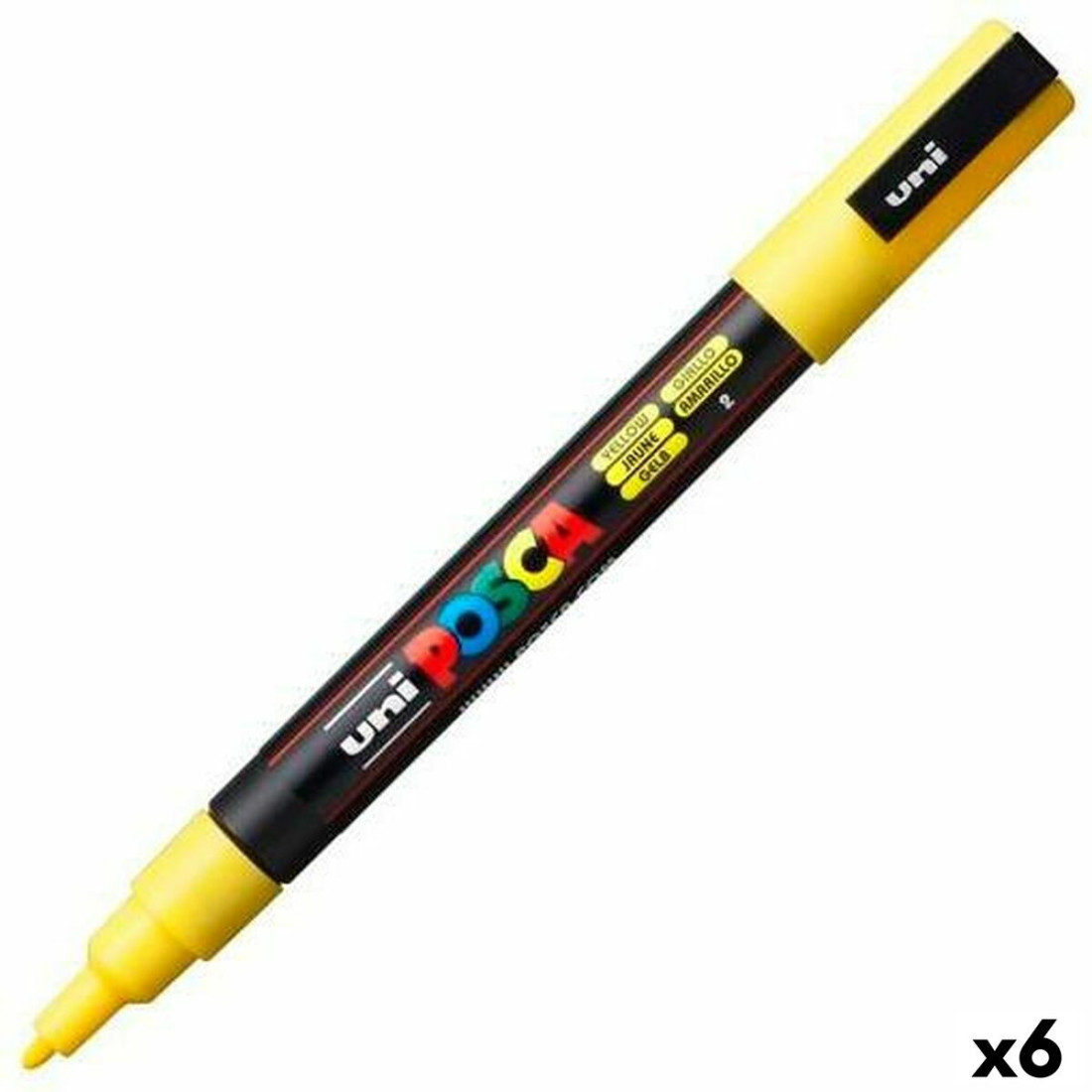 Markeris POSCA PC-3M Geltona (6 vnt.)