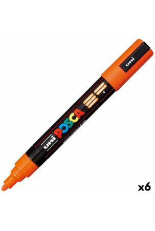 Fetras POSCA PC-5M Oranžinė (6 vnt.)