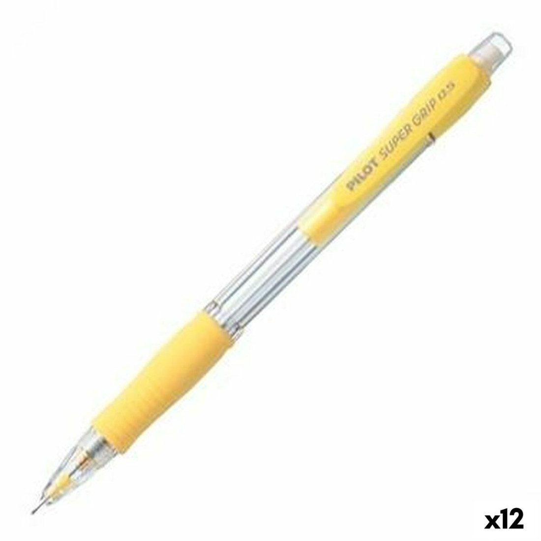 Pieštuko laikiklis Pilot Super Grip Geltona 0,5 mm (12 vnt.)