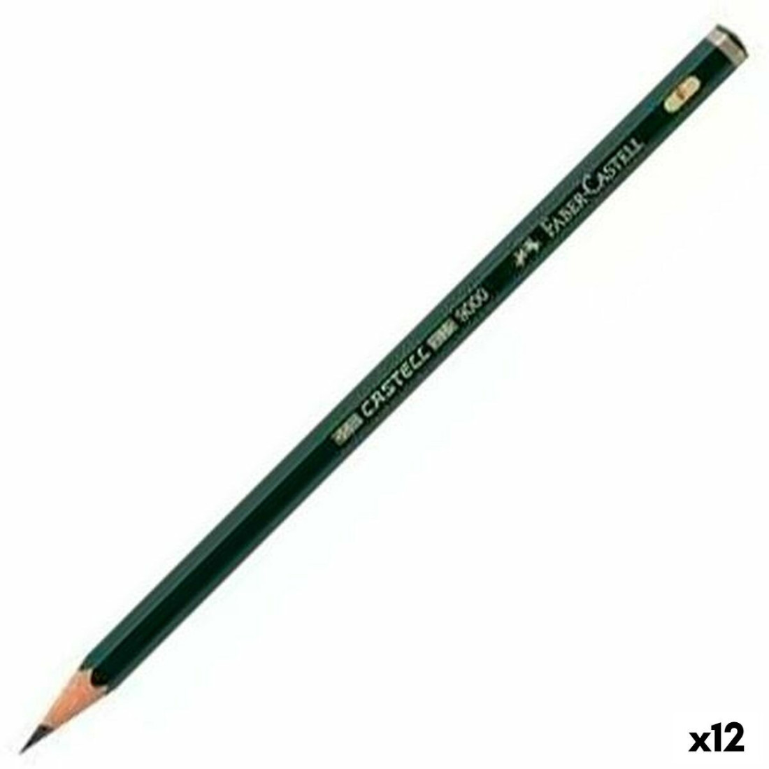 Pieštukas Faber-Castell 9000 Ekologiškas Šešiakampis (12 vnt.)