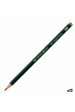 Pieštukas Faber-Castell 9000 Ekologiškas Šešiakampis 4B (12 vnt.)