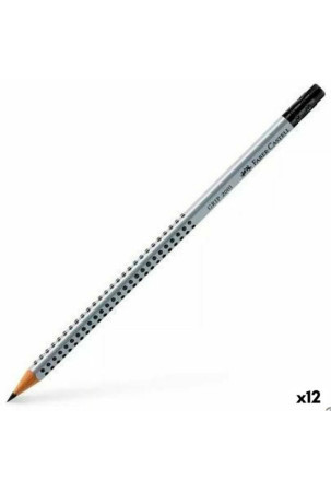 Pieštukas su trintuku Faber-Castell Grip 2001 Ekologiškas Pilka HB (12 vnt.)