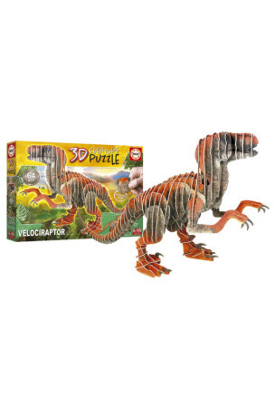 3D Puzlė Educa Velociraptor 58 Dalys 3D